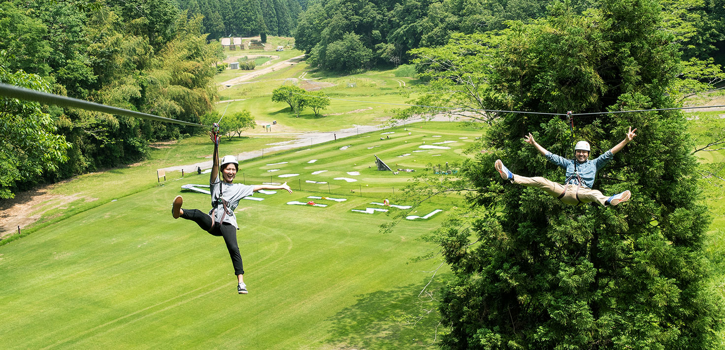 Sport & Do Resort リソルの森 — 千葉・長柄町 · 100万坪の敷地に宿泊棟と体験フィールドを併設した体験型リゾート