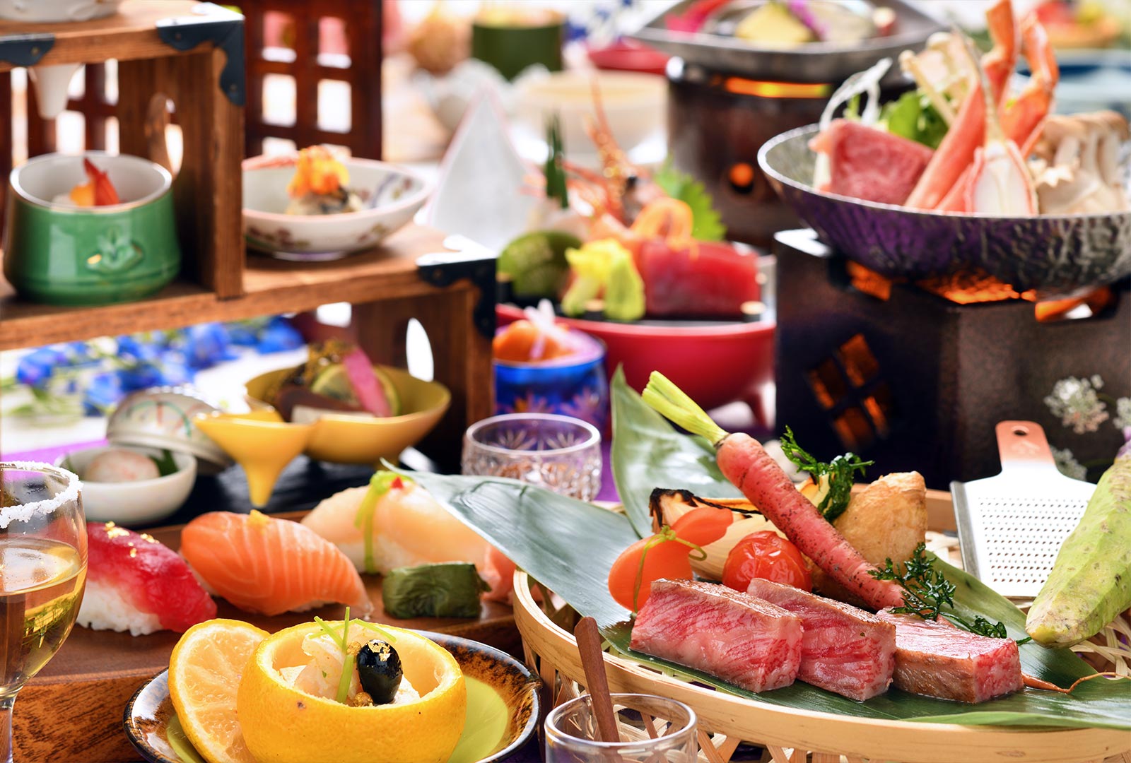 奥州秋保温泉 蘭亭 — 仙台市太白区秋保町 · 宮城県産食材の会席料理(公式サイト掲載写真)